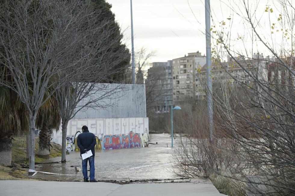 La crecida del Ebro llega a Zaragoza
