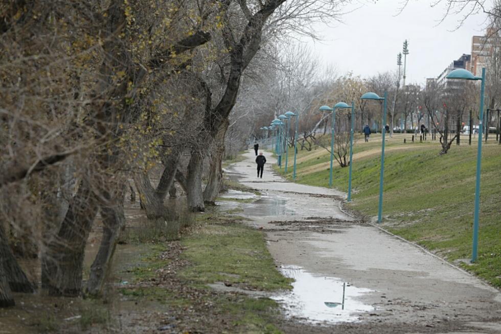 La crecida del Ebro llega a Zaragoza
