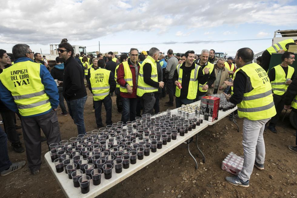 La ribera del Ebro dice basta y exige una limpieza urgente del cauce para minimizar las riadas