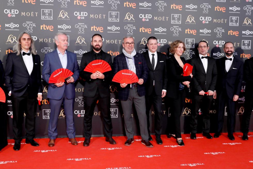 Los nominados a Mejor Cortometraje de Ficción.