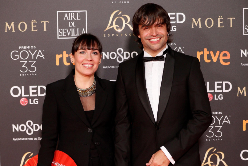 El compositor Manu Guix y la periodista Marta Cristià.