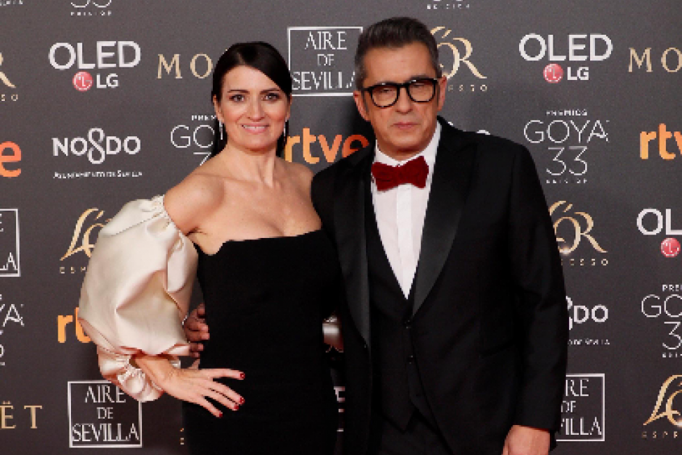 Los presentadores de la gala, Silvia Abril y Andreu Buenafuente.