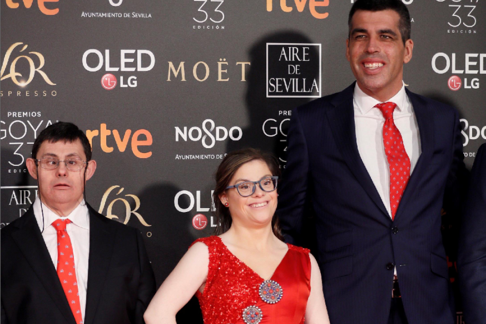 Los actores de 'Campeones' Fran Fuentes de Oliva, Gloria Ramos y Roberto Sánchez.