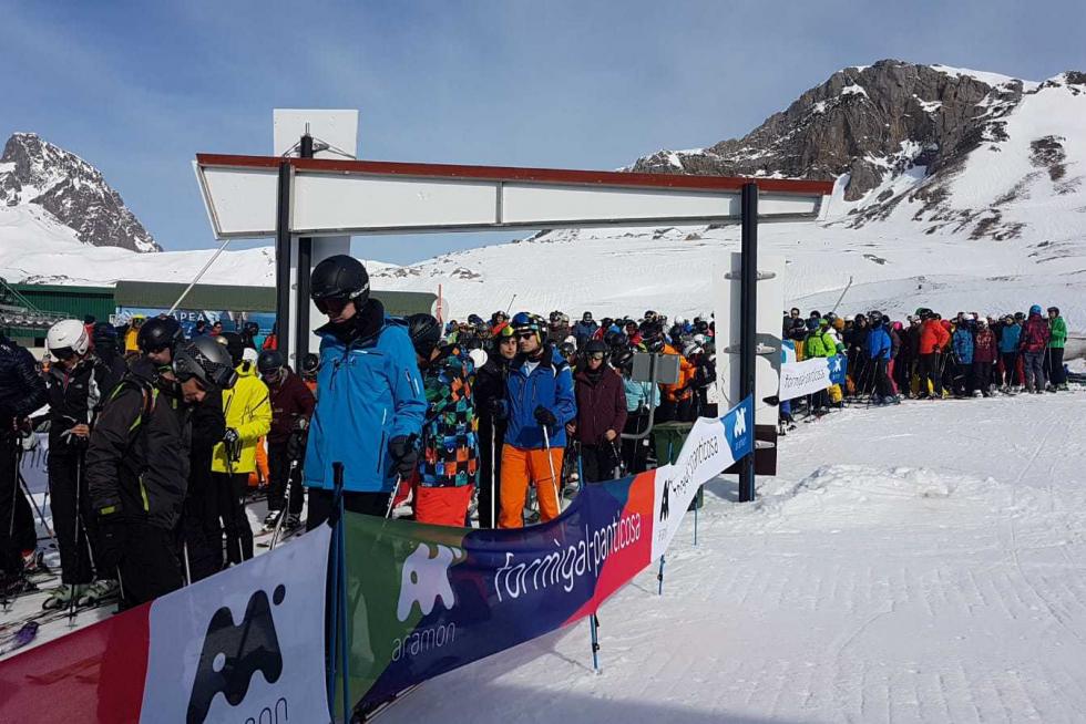 Fin de semana concurrido en las estaciones de esquí