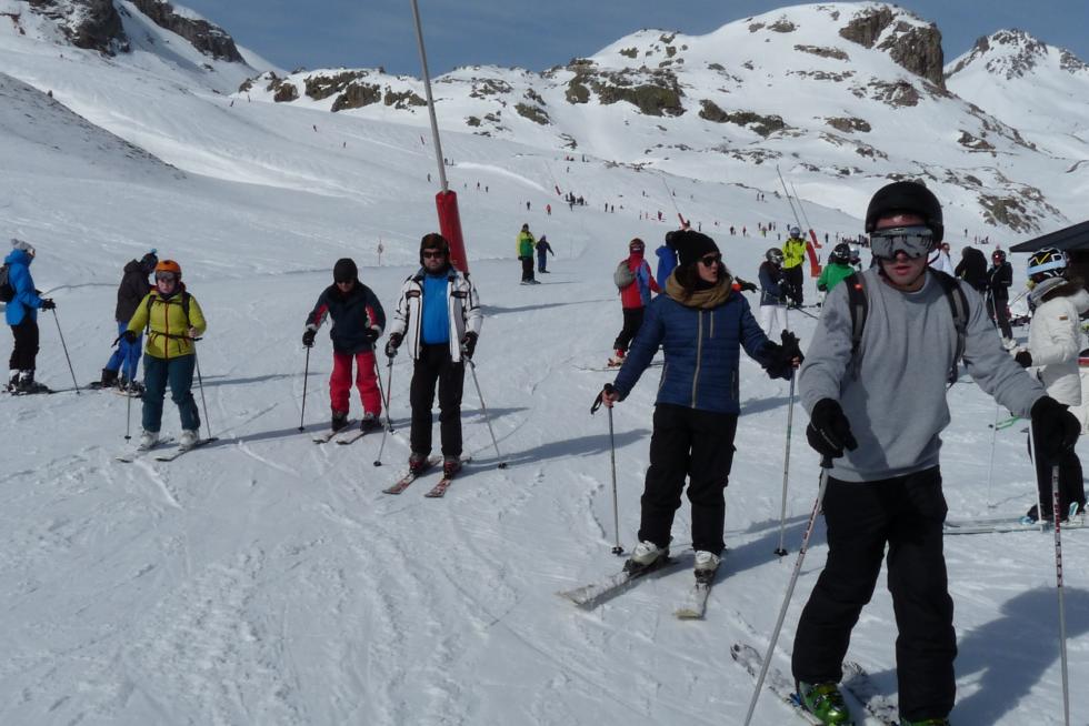 Fin de semana concurrido en las estaciones de esquí