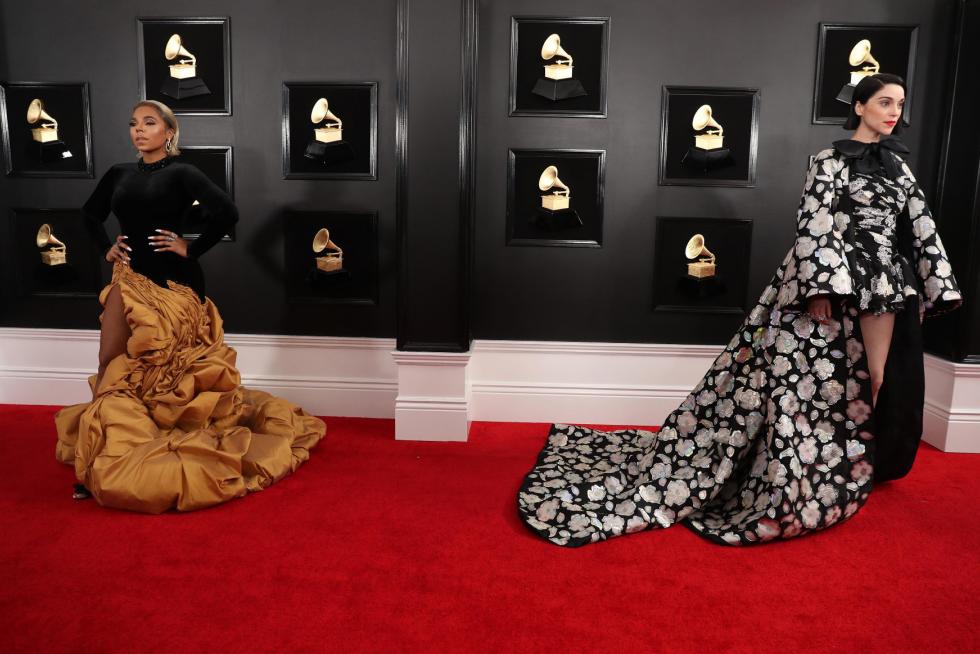 Lady Gaga y el orgullo latino brillan en la descafeinada alfombra roja de los Grammy