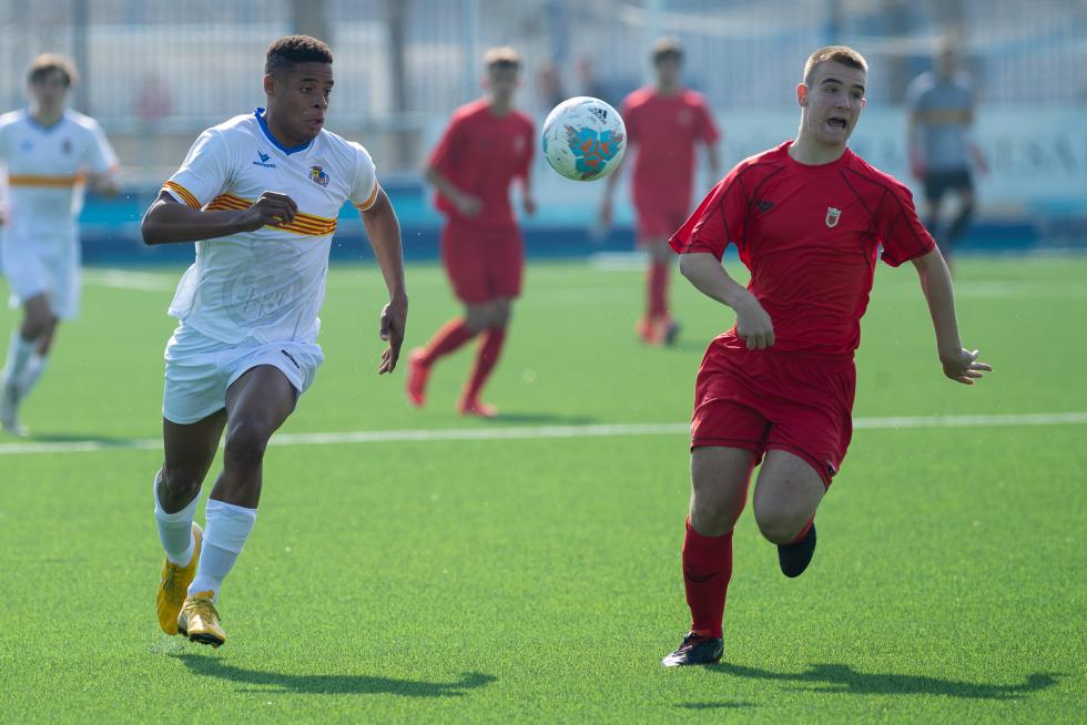 Fútbol. Aragón sub-18 vs. Navarra.