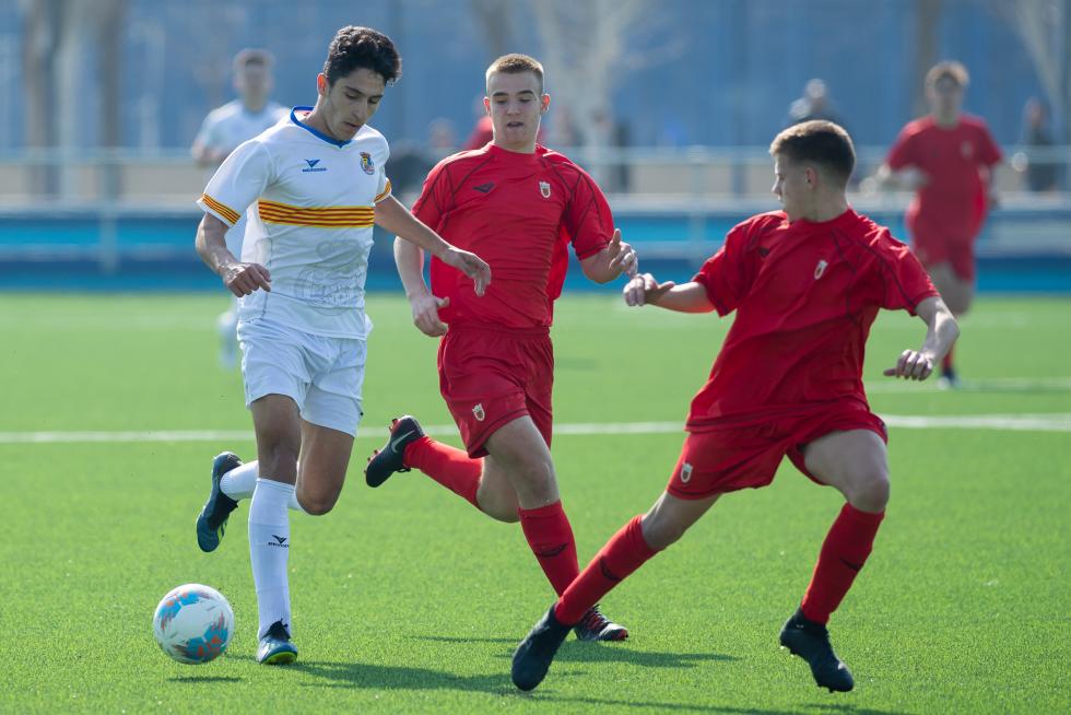 Fútbol. Aragón sub-18 vs. Navarra.