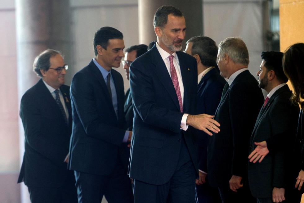 Inauguración del Mobile World Congress en Barcelona
