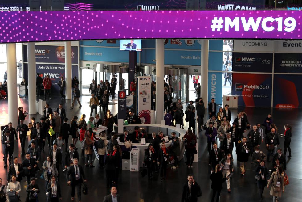 Inauguración del Mobile World Congress en Barcelona