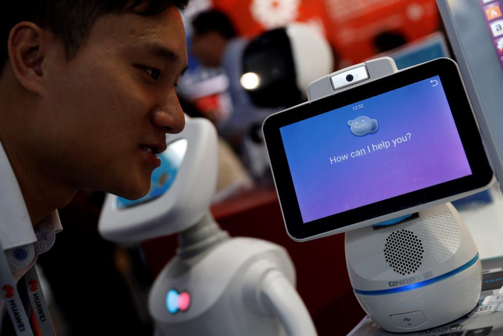 Los robots son siempre protagonistas del MWC