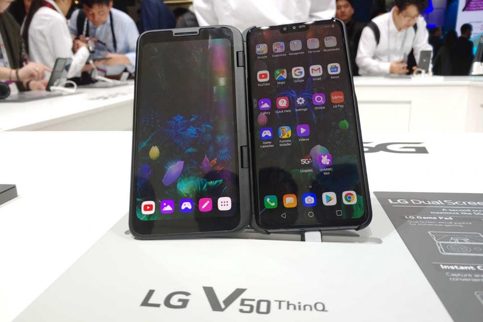 EL LG V50 tiene 5G y un accesorio que le añade una pantalla secundaria
