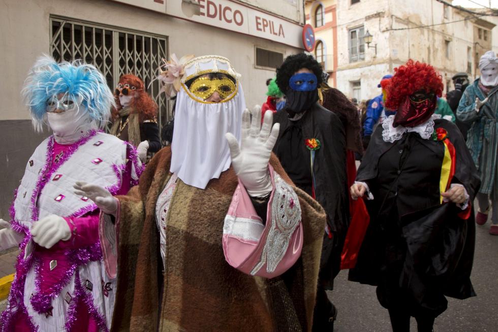 Las mascarutas del carnaval epilense.