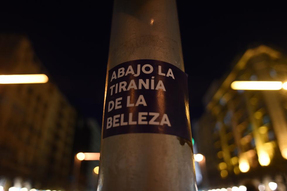 Manifestación feminista en Zaragoza