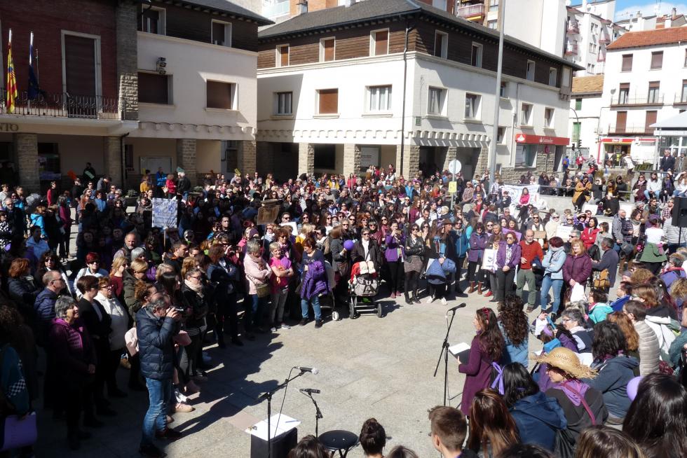 Manifestación del 8 de marzo en Sabiñánigo