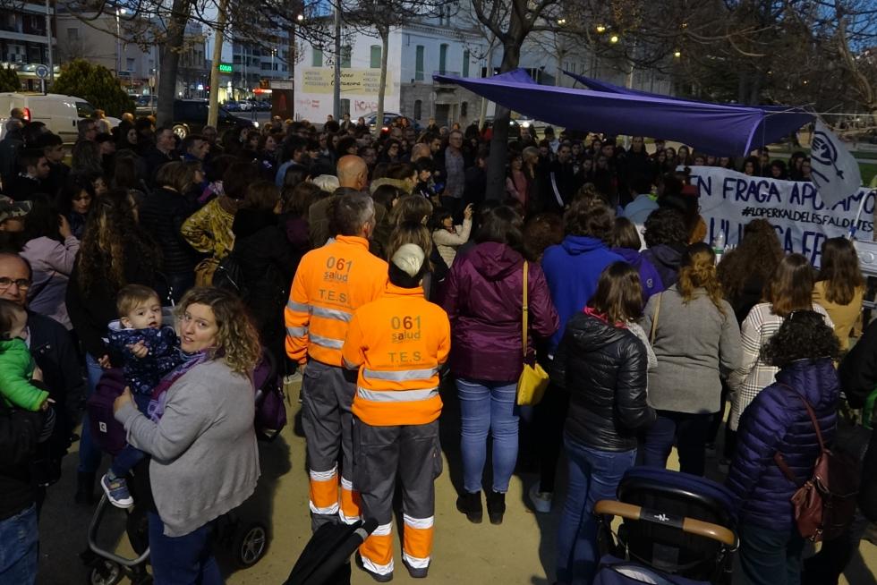 En Fraga también se viste de morado.