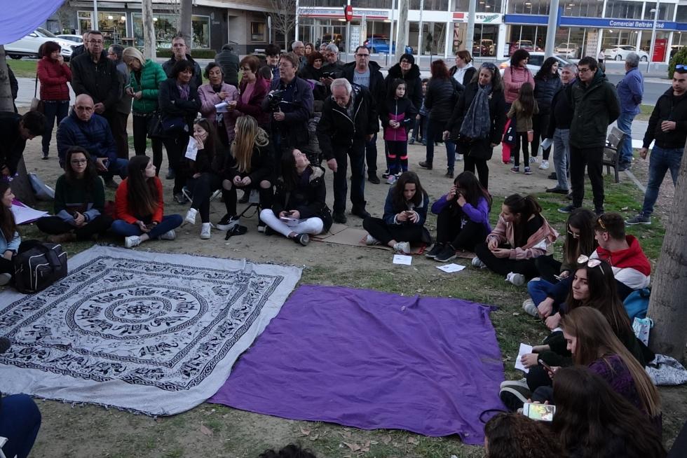 En Fraga también se viste de morado.