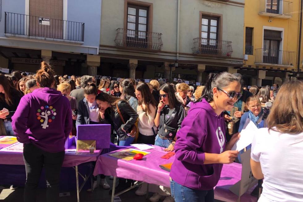 Manifestación del Día de la Mujer en Barbastro