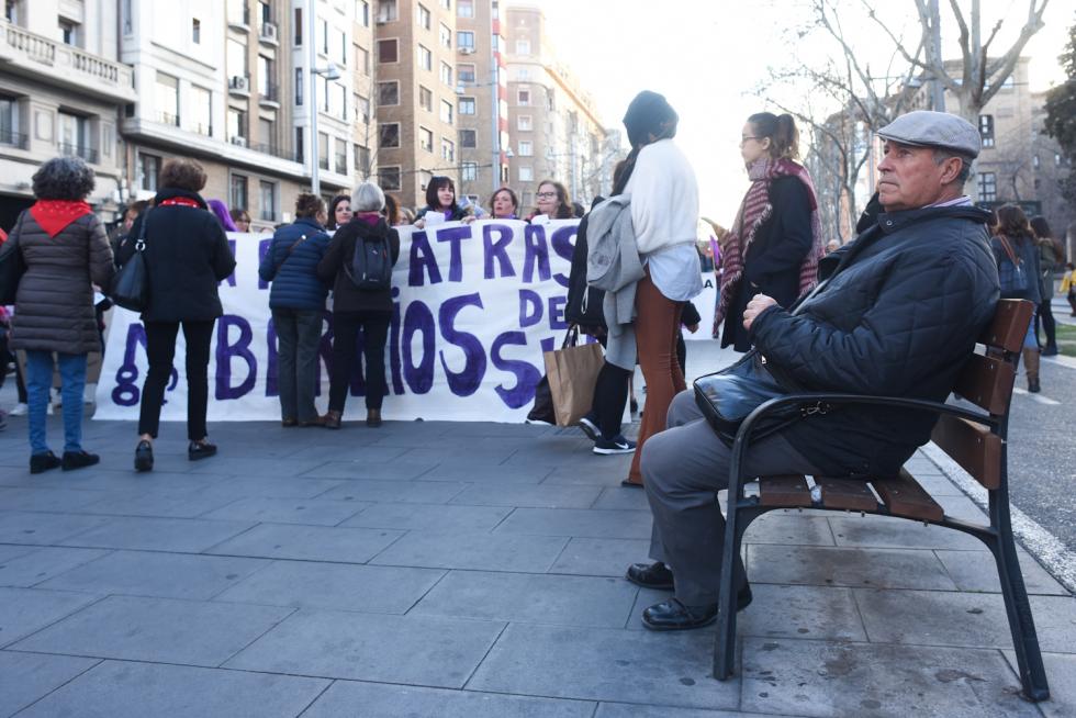 Manifestación feminista en Zaragoza