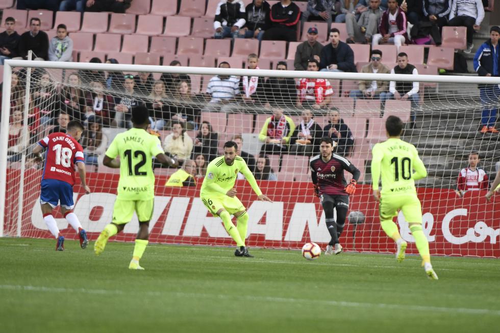 Granada- Real Zaragoza, de Segunda División.
