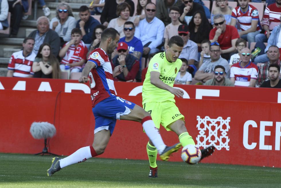 Partido Granada - Real Zaragoza, Segunda División.