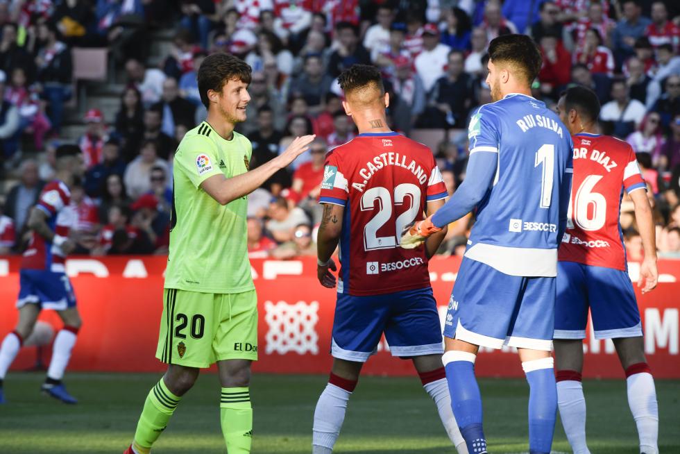 Partido Granada - Real Zaragoza, Segunda División.