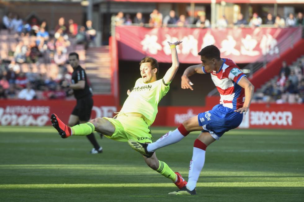 Partido Granada - Real Zaragoza, Segunda División.