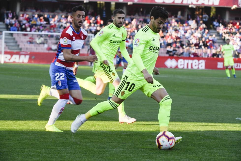 Partido Granada - Real Zaragoza, Segunda División.