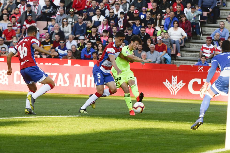 Partido Granada - Real Zaragoza, Segunda División.