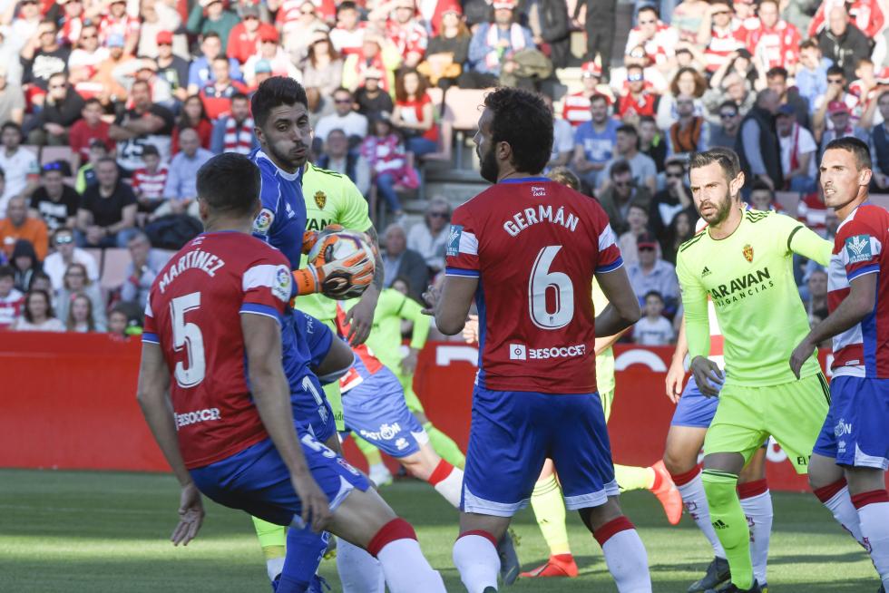 Partido Granada - Real Zaragoza, Segunda División.