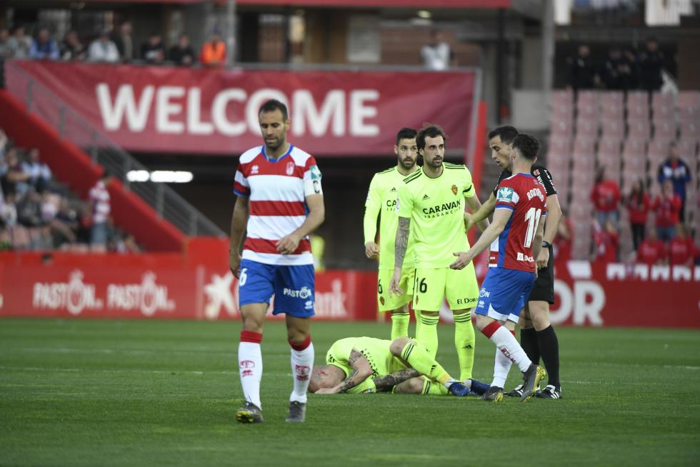 Granada- Real Zaragoza, de Segunda División.