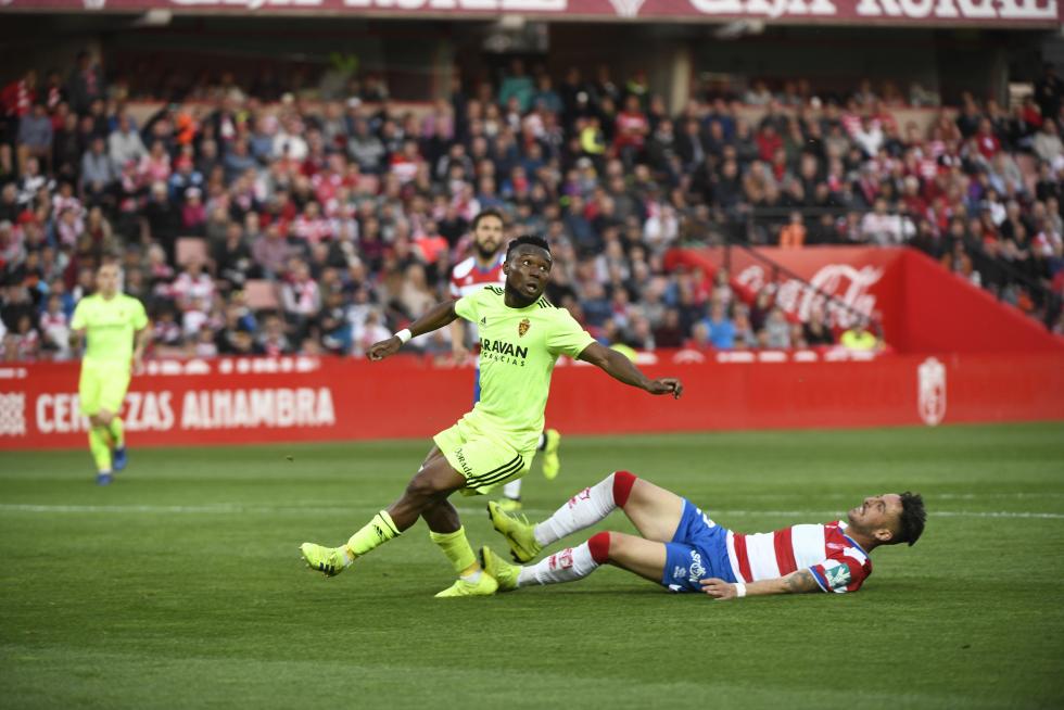 Granada- Real Zaragoza, de Segunda División.