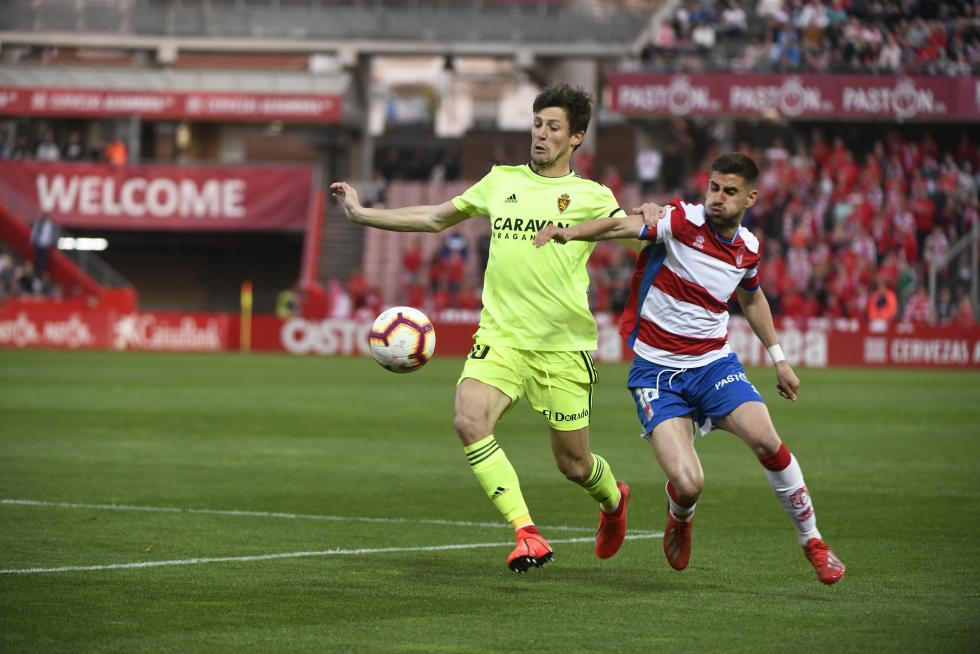 Granada- Real Zaragoza, de Segunda División.
