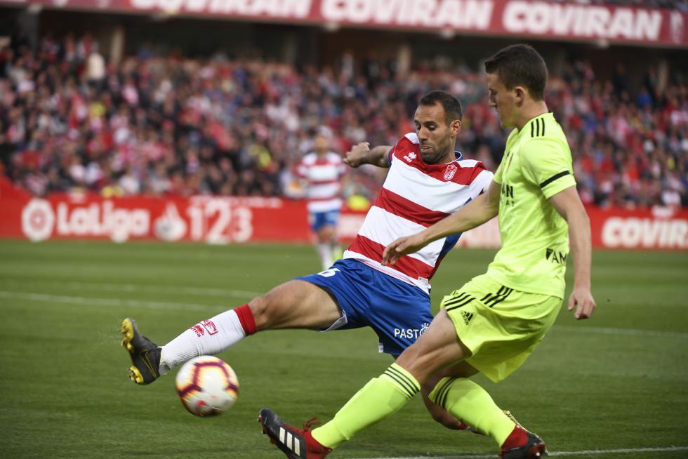 Granada- Real Zaragoza, de Segunda División.