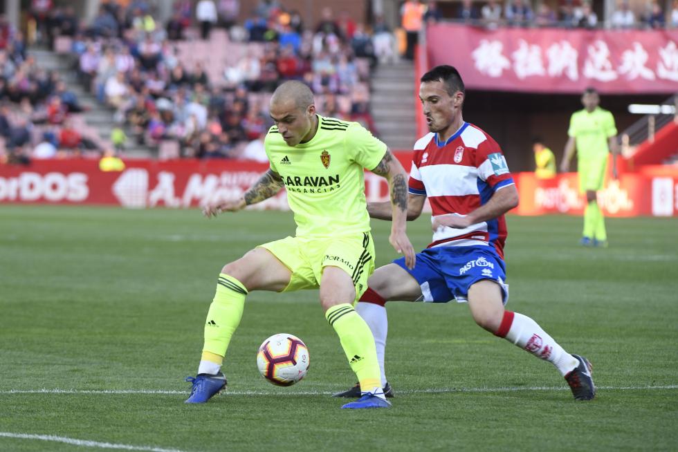 Granada- Real Zaragoza, de Segunda División.