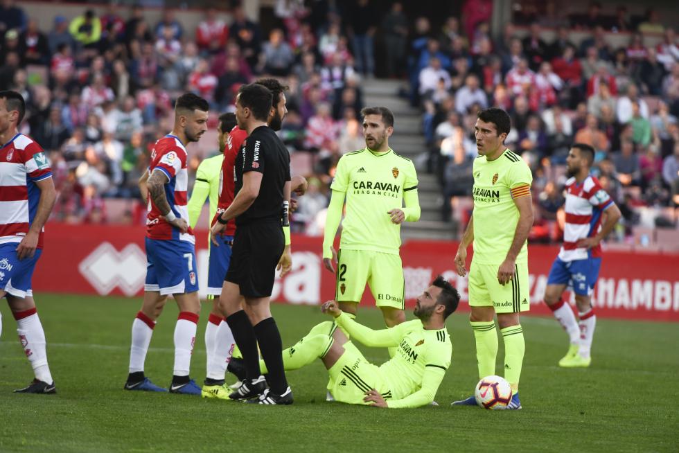 Granada- Real Zaragoza, de Segunda División.