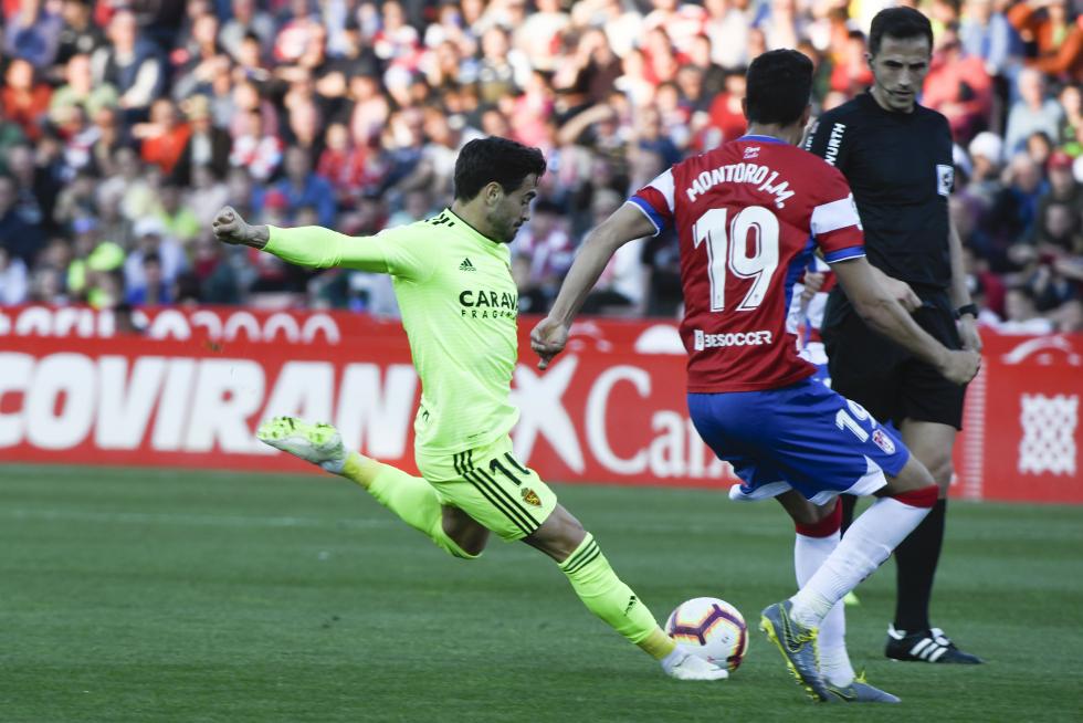 Granada- Real Zaragoza, de Segunda División.