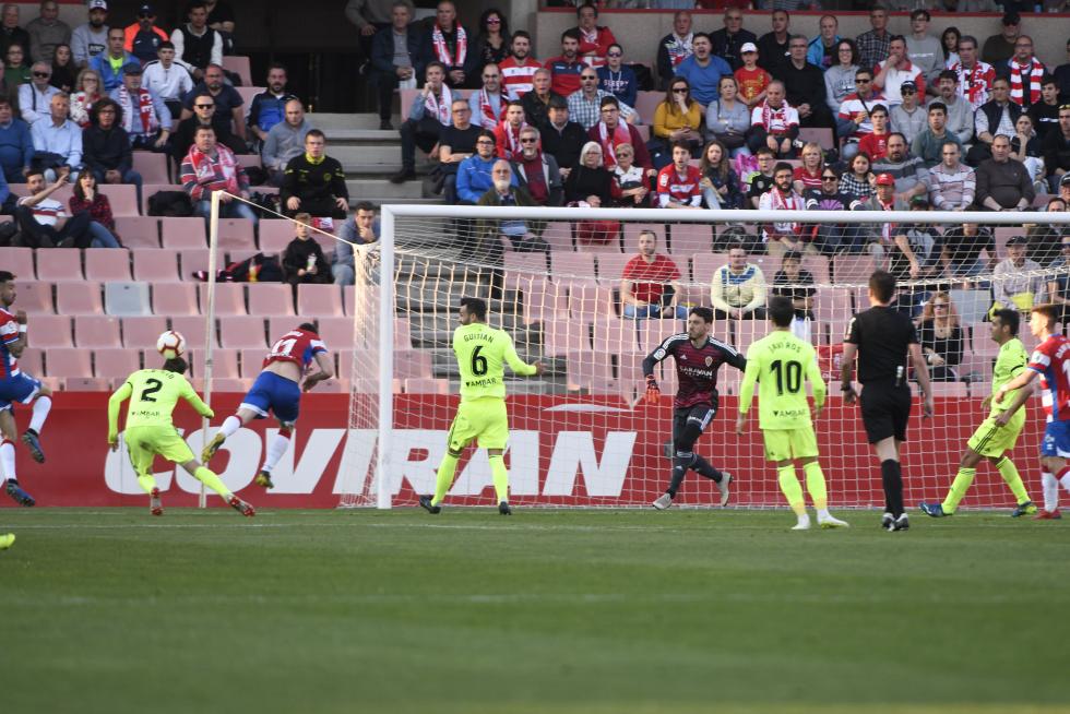 Granada- Real Zaragoza, de Segunda División.