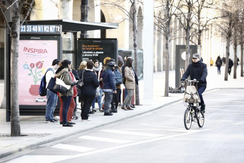 Huelga de autobús en Zaragoza
