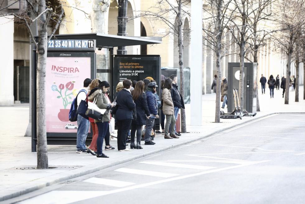 Huelga de autobús en Zaragoza