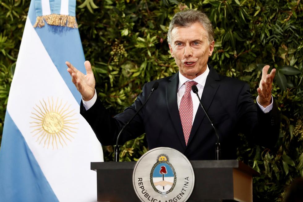 Cena de gala de Macri a los Reyes de España en Argentina