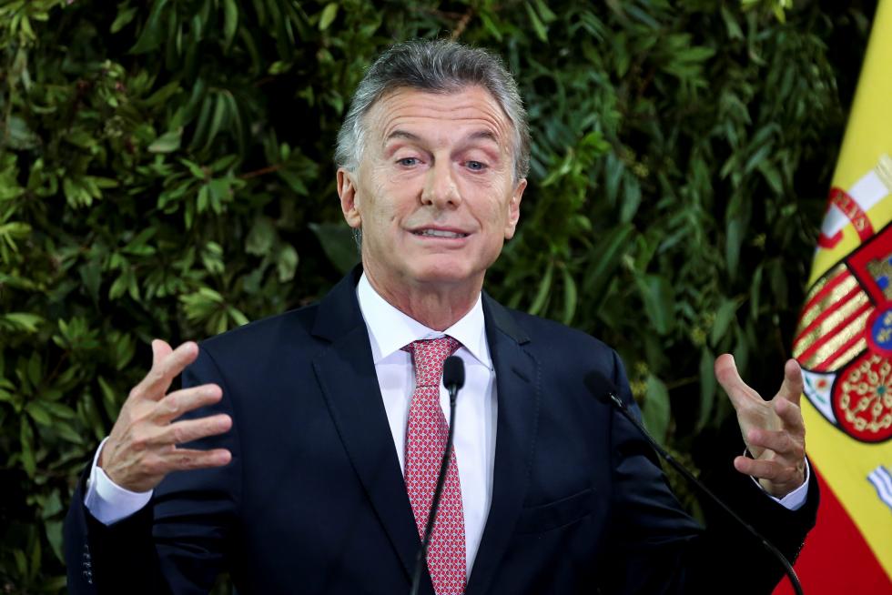 Cena de gala de Macri a los Reyes de España en Argentina