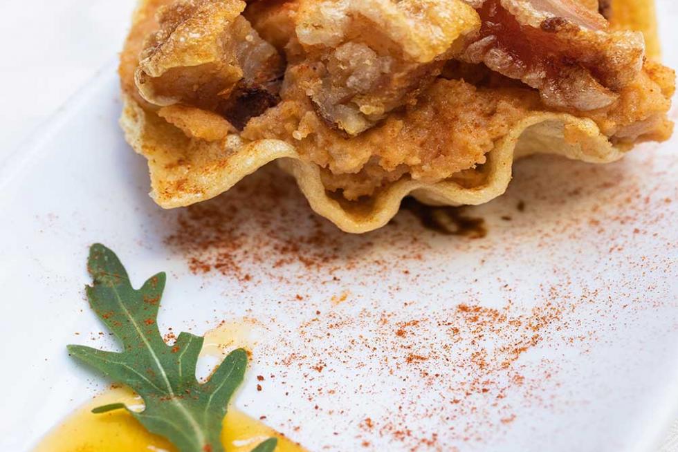 Tapa de Alta Taberna Soria para el I Festival Cocinicas de El Tubo.