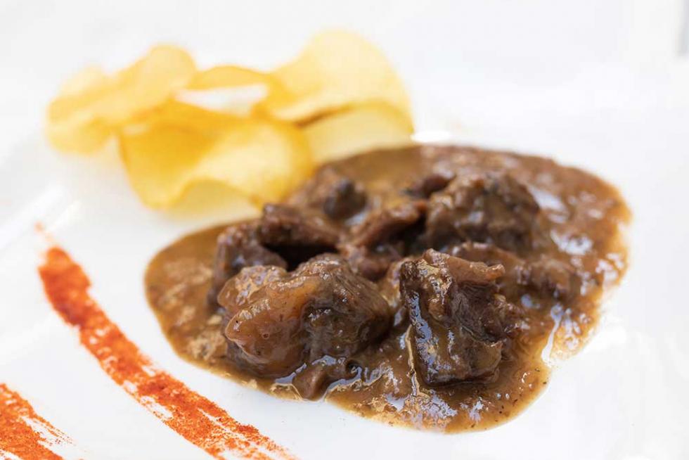 Tapa de Casa Pascualillo para el I Festival Cocinicas de El Tubo.