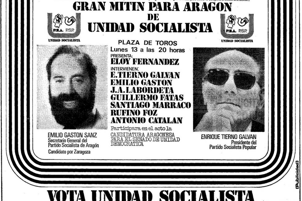 Propaganda electoral en las elecciones generales de 1977