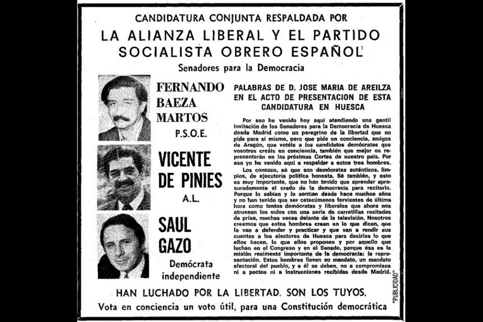 Propaganda electoral en las elecciones generales de 1977