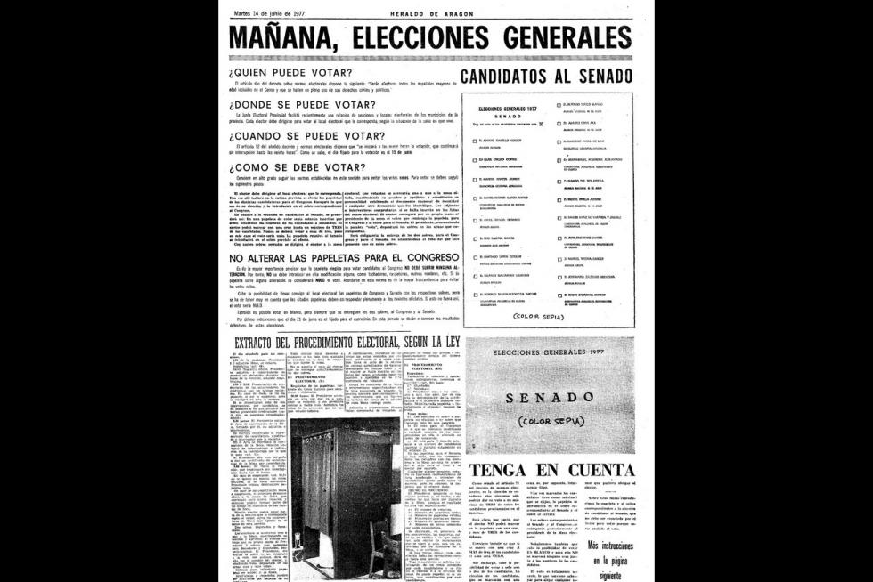 Propaganda electoral en las elecciones generales de 1977