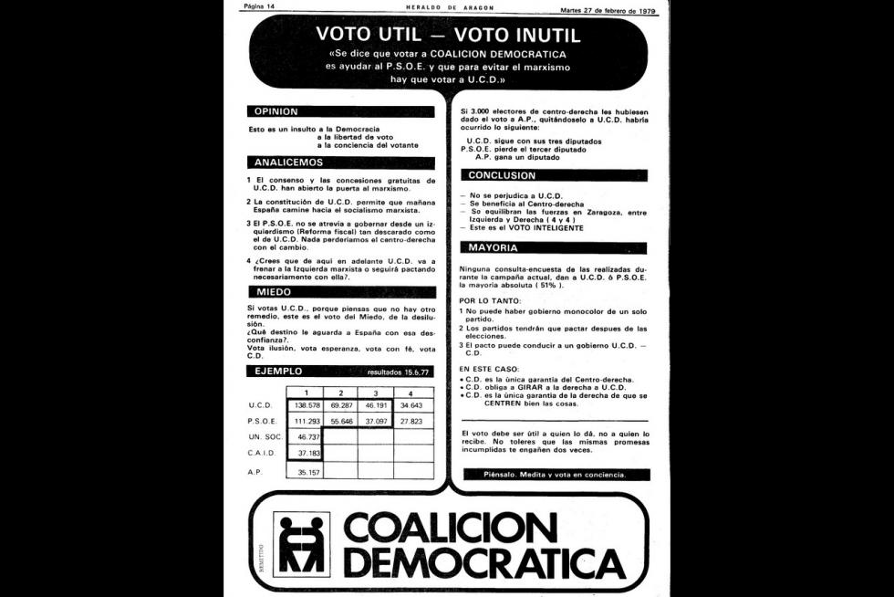 Propaganda electoral en las elecciones generales de 1979