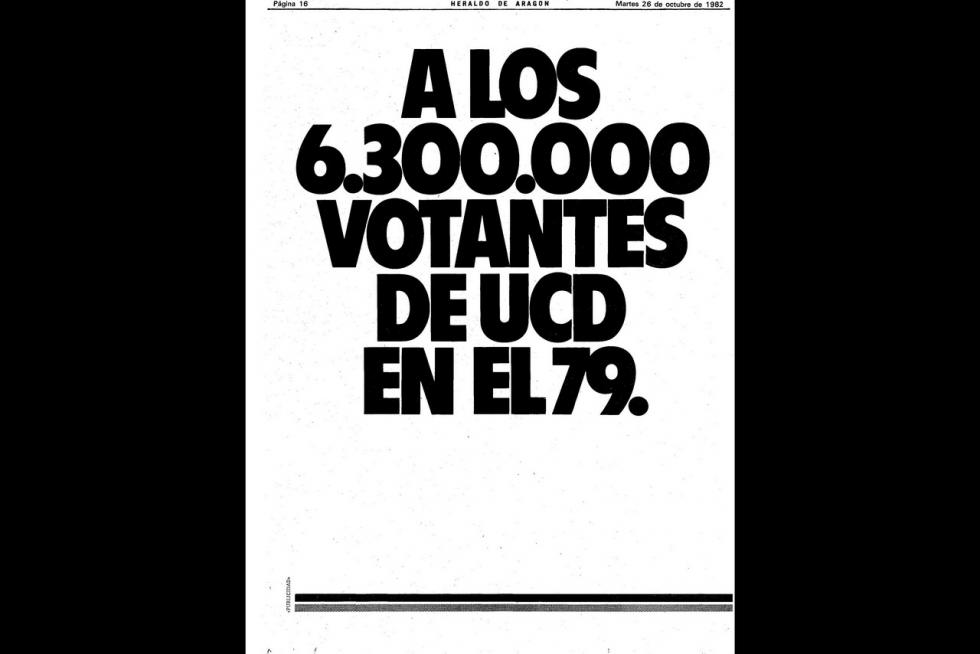 Propaganda electoral en las elecciones generales de 1982
