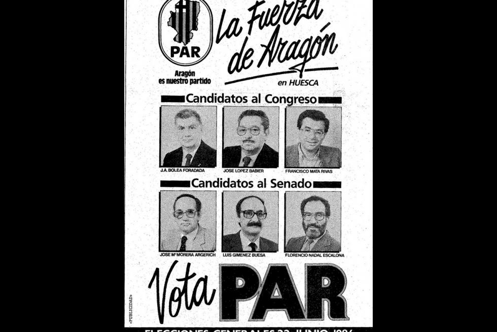 Propaganda electoral en las elecciones generales de 1986
